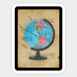 World globe Sticker